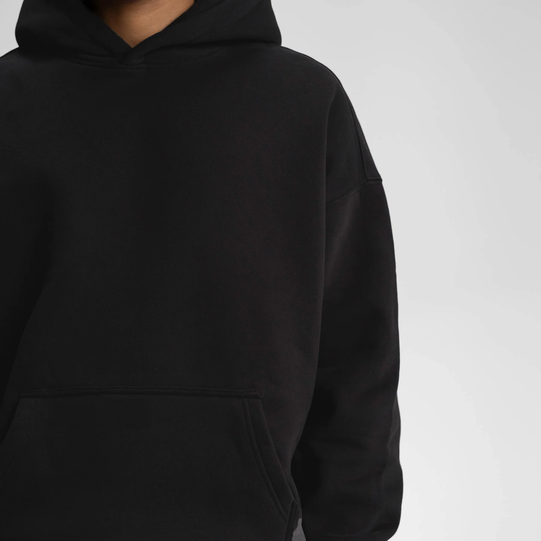Relaxed Soft Hoodie 350 GSM løs pasform med drop shoulder