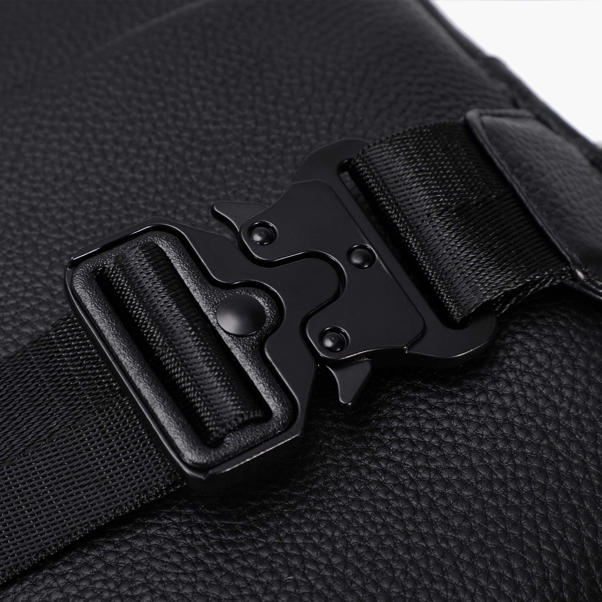 Travel Sling Bag 2.0 læder crossbody med tyverisikring