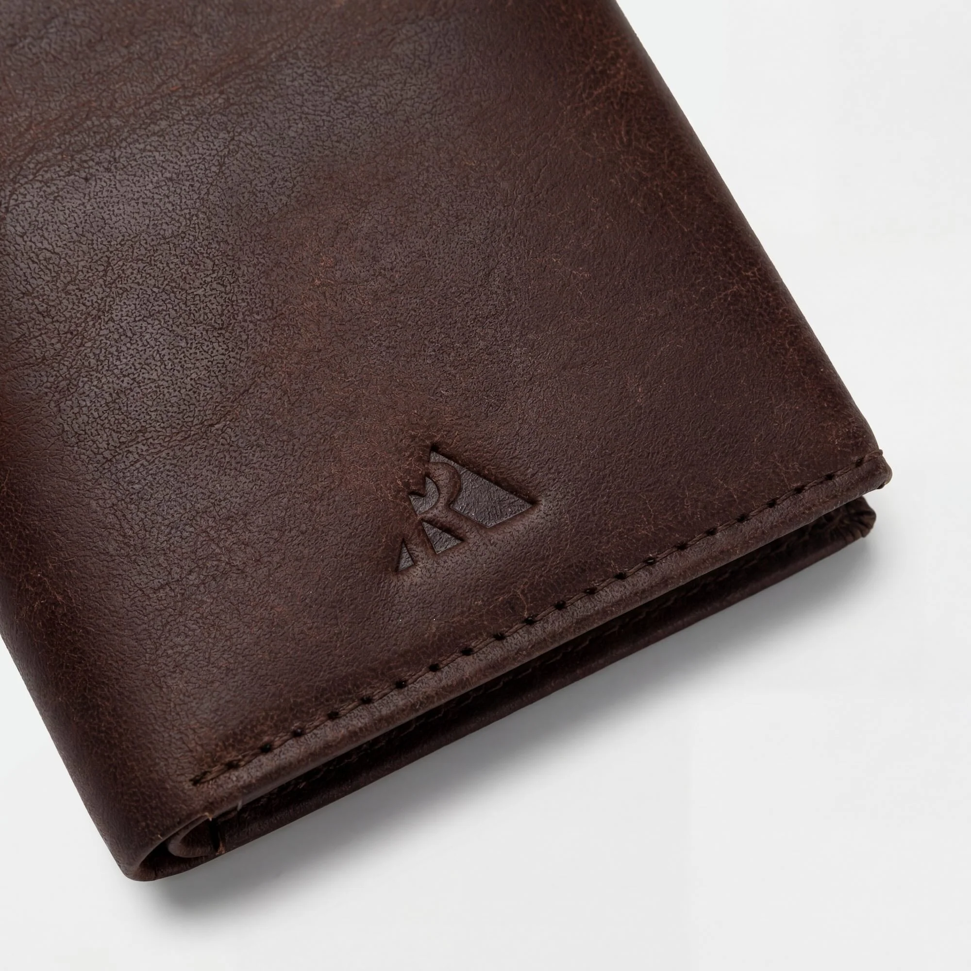 Portefeuille en cuir pleine fleur avec porte-cartes pop-up et blocage RFID