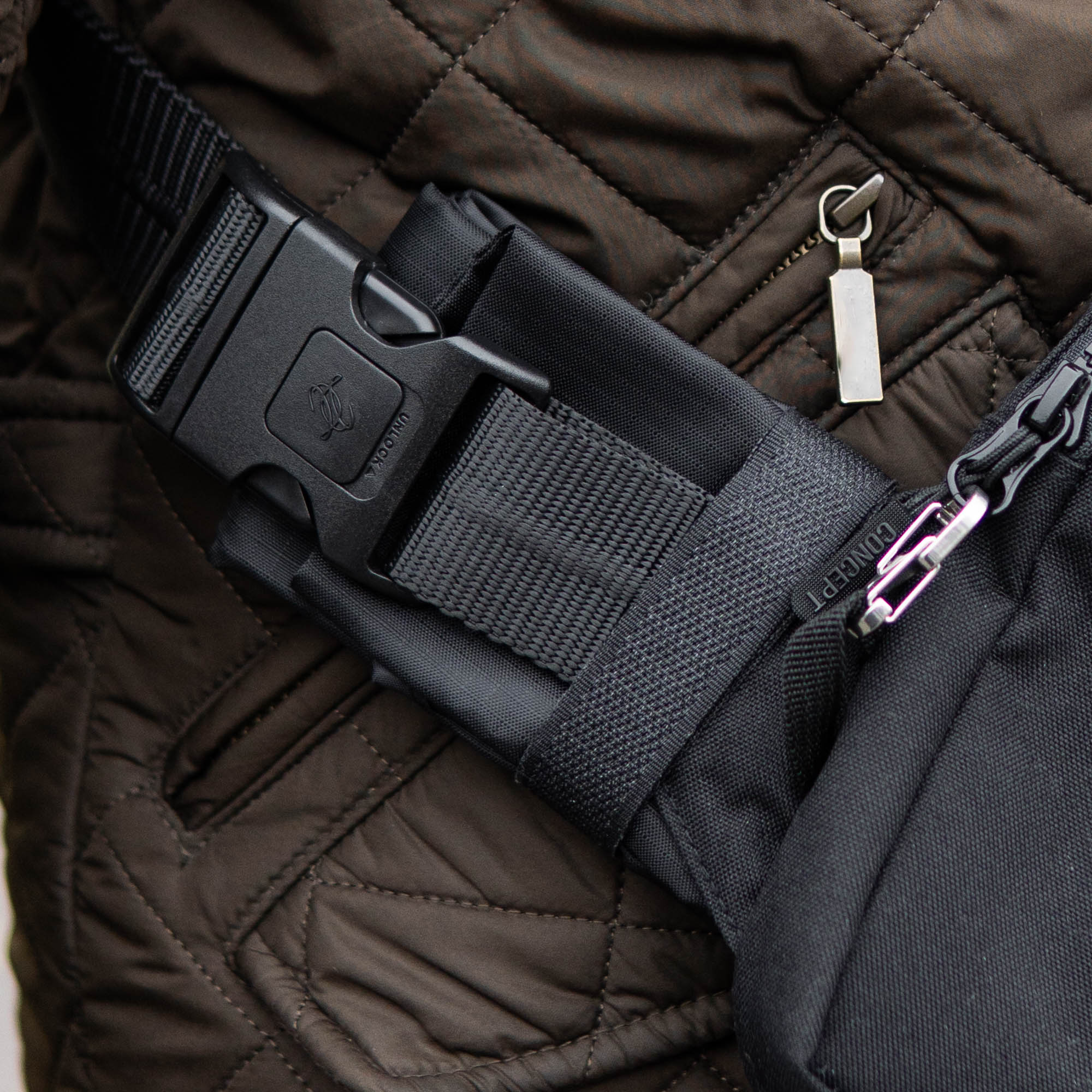 Sac cabas pliable à clipser sur la dragonne