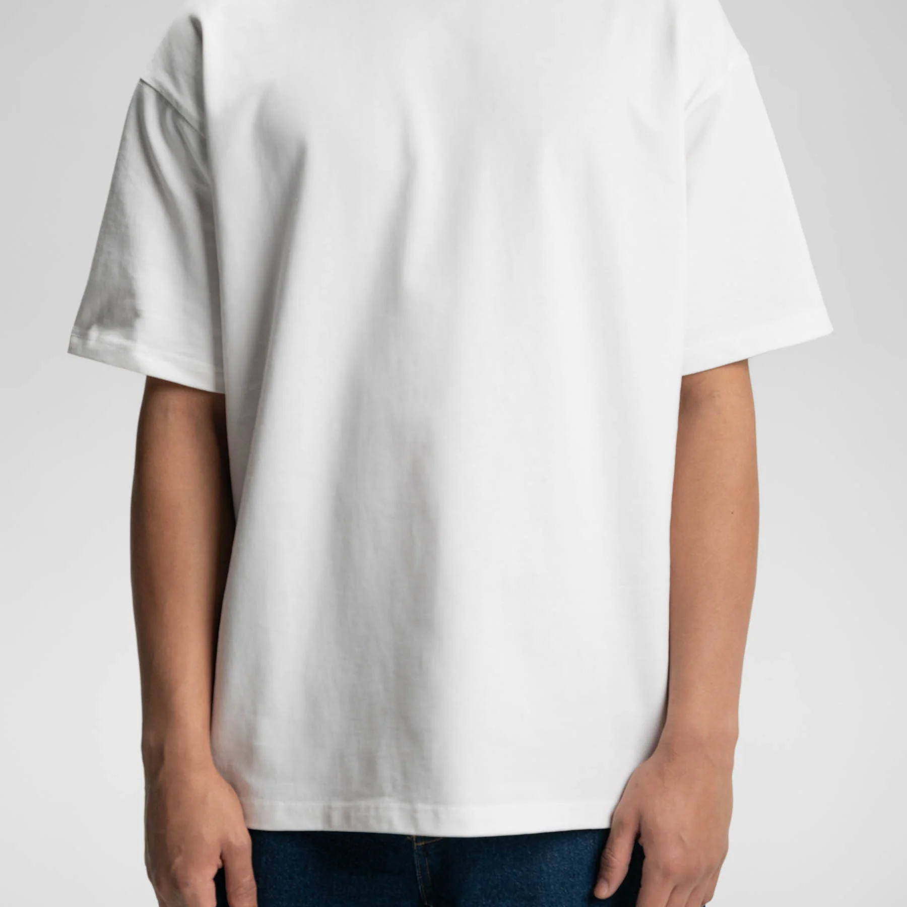 All White 3-Pack Heavy Loose Fit Washed T-Shirt 275gsm