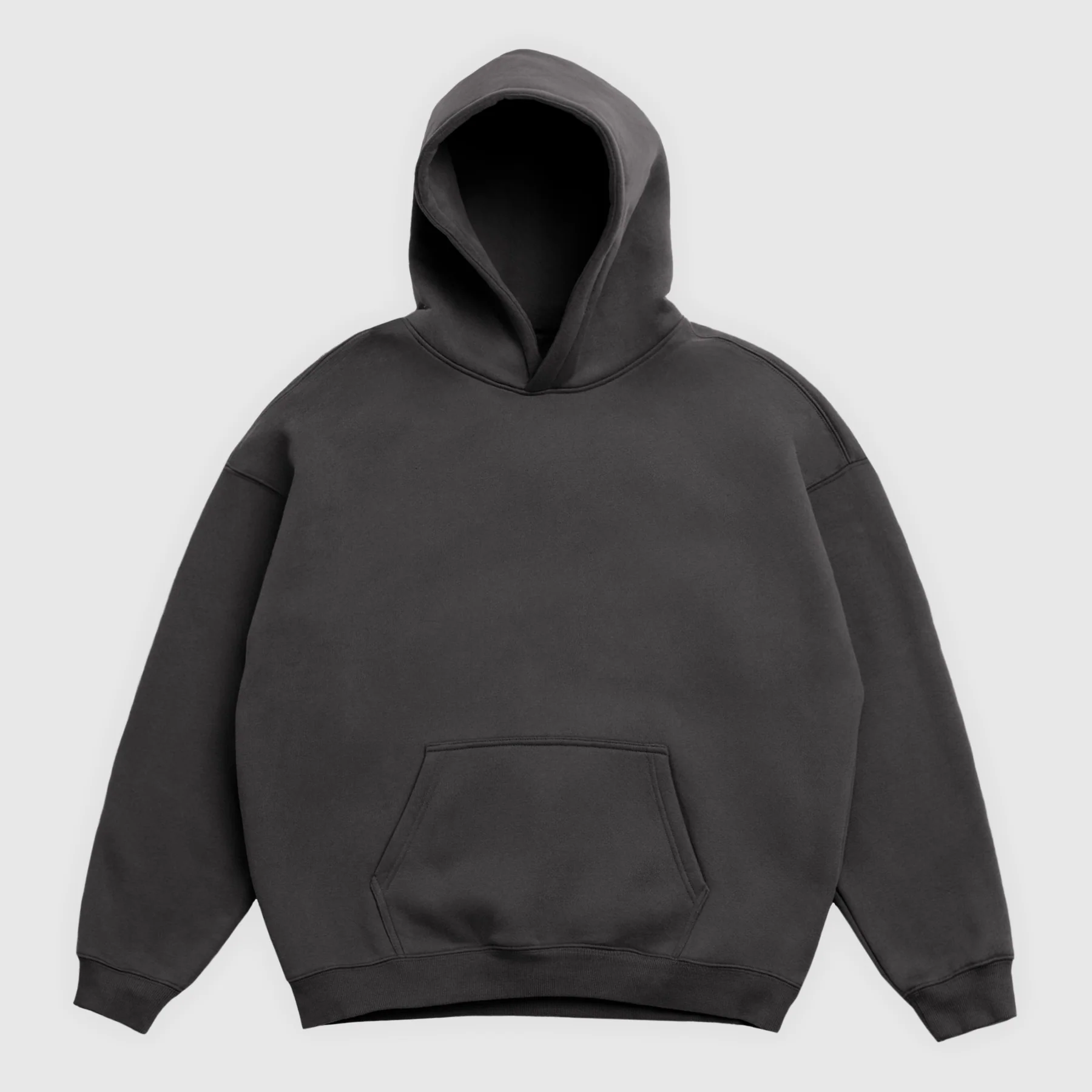 Relaxed Soft Hoodie 350 GSM løs pasform med drop shoulder