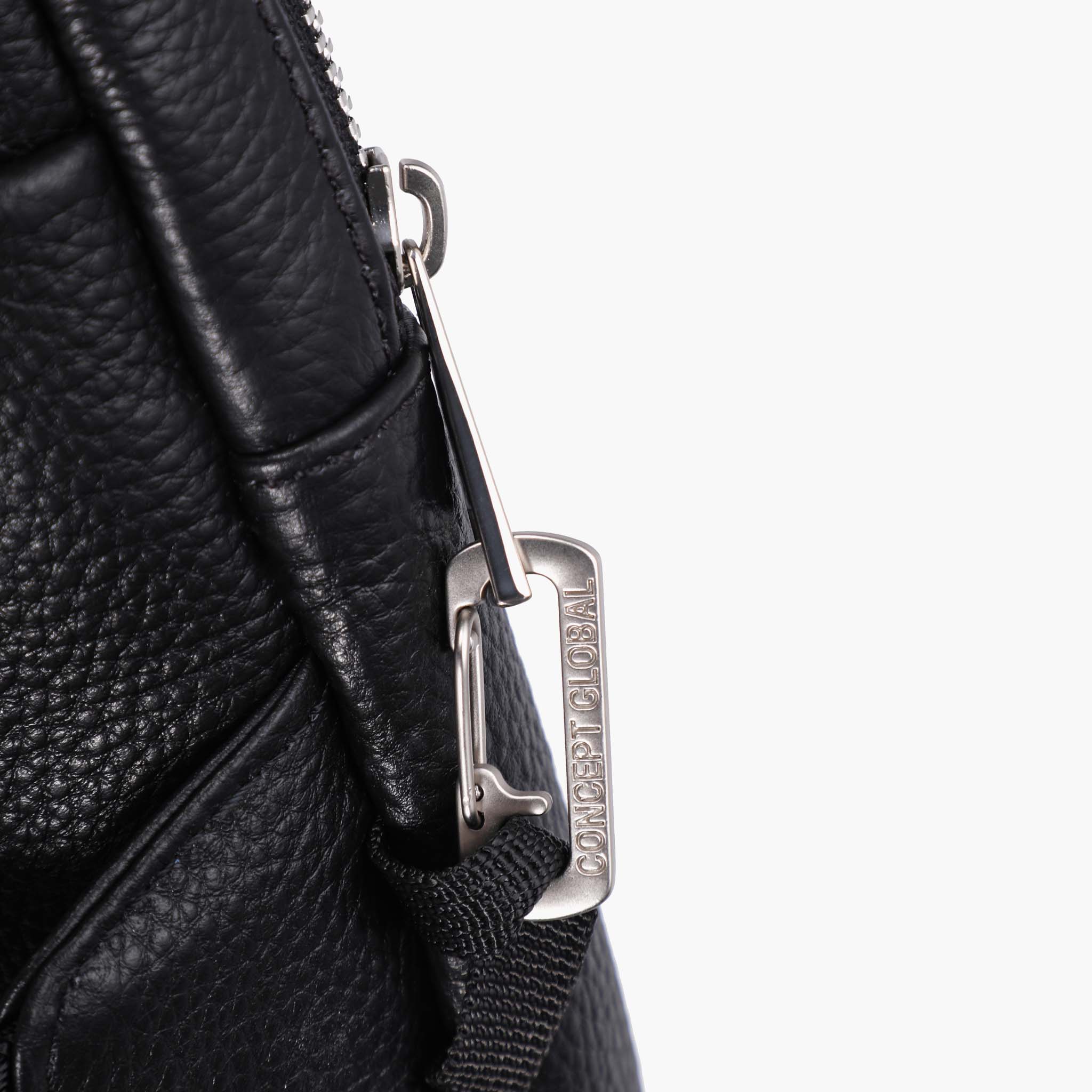 Travel Sling Bag 2.0 læder crossbody med tyverisikring