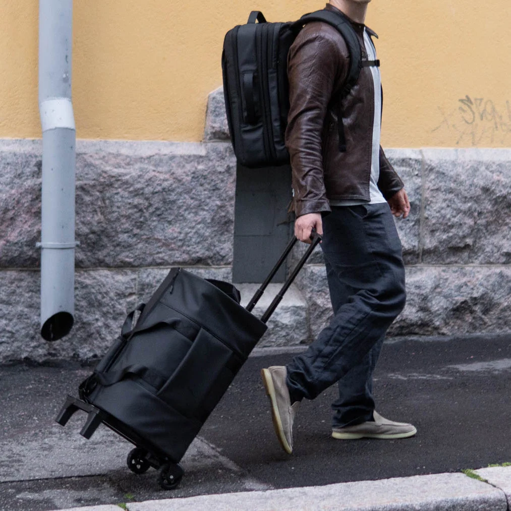 Borsone da viaggio con scomparto abiti