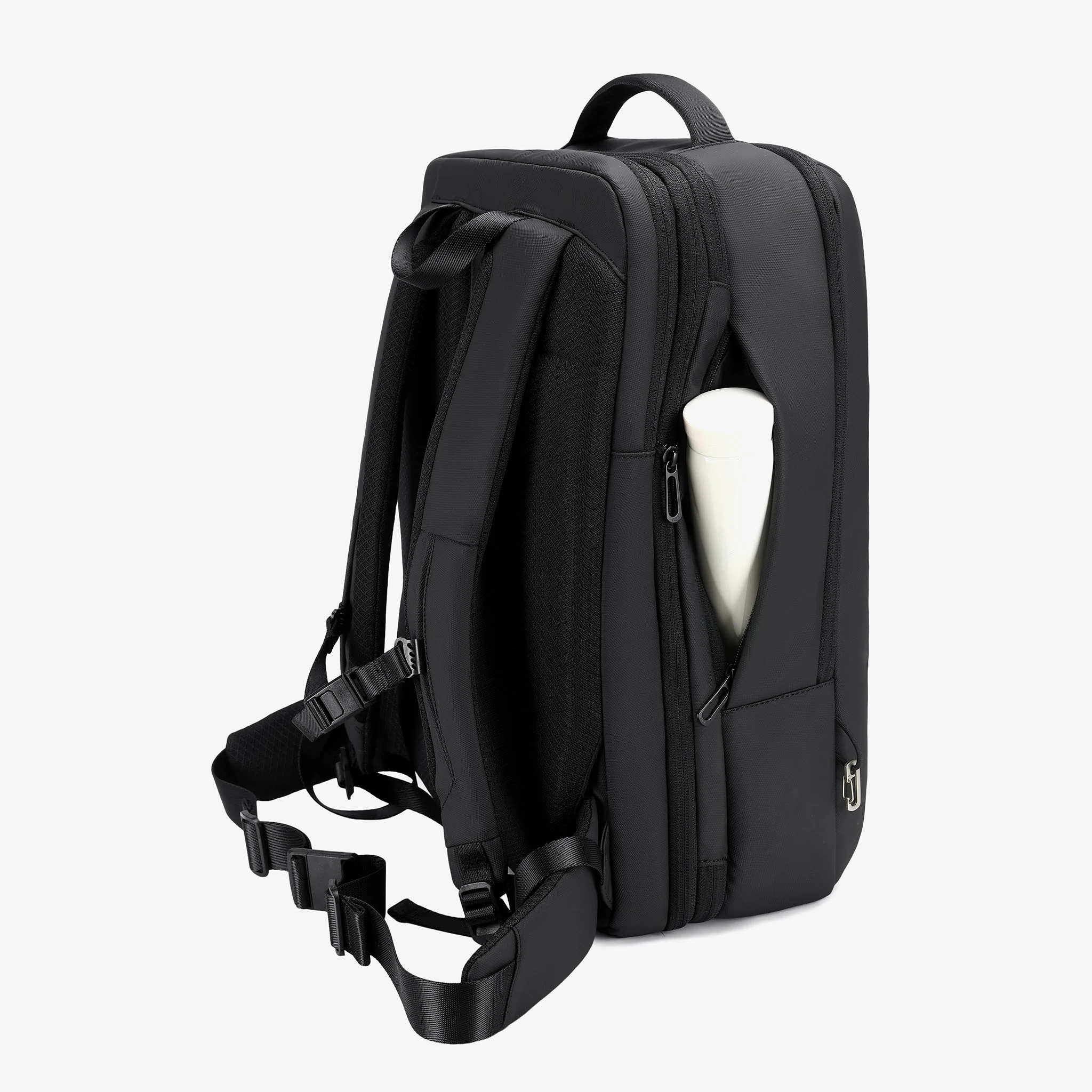Zaino da viaggio con apertura a clamshell e scomparto per laptop