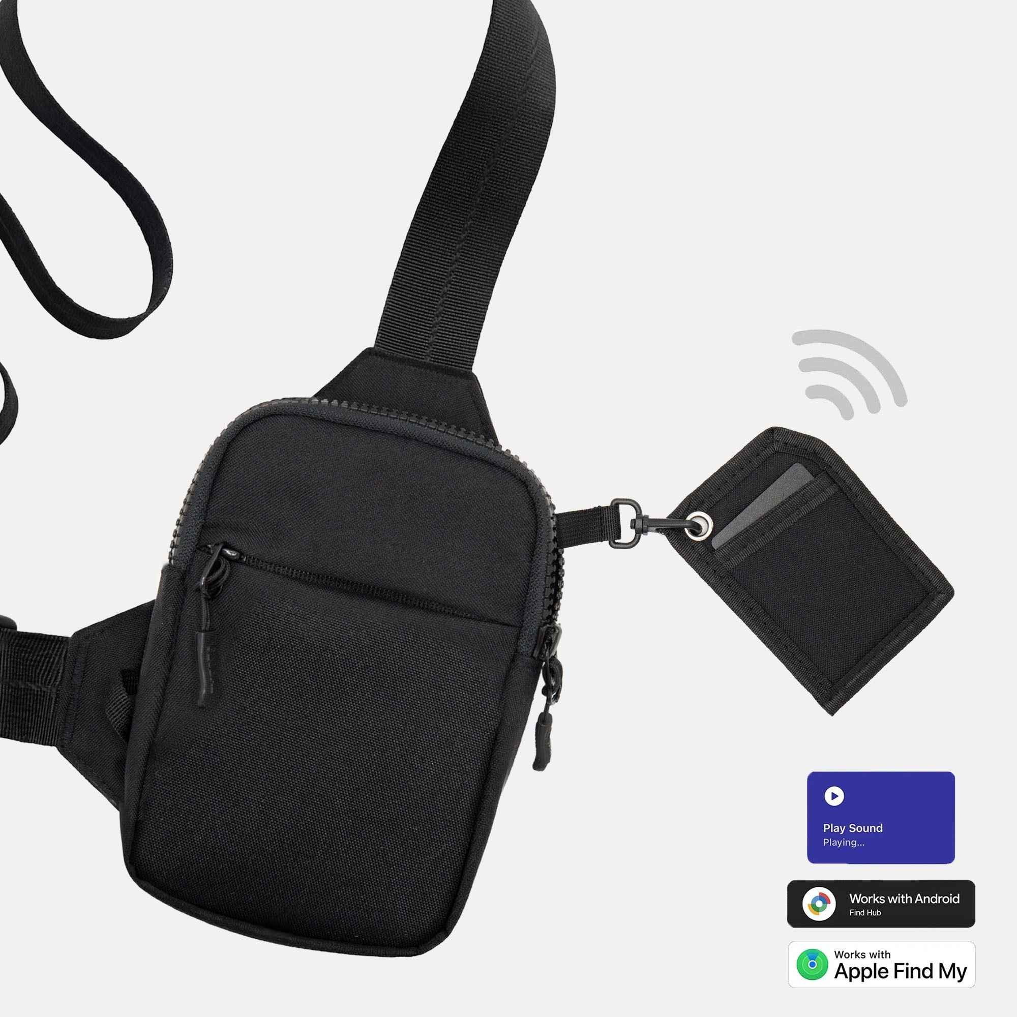 Conjunto Sling Bag Inteligente CG x RhinoKey® com Rastreamento Find My