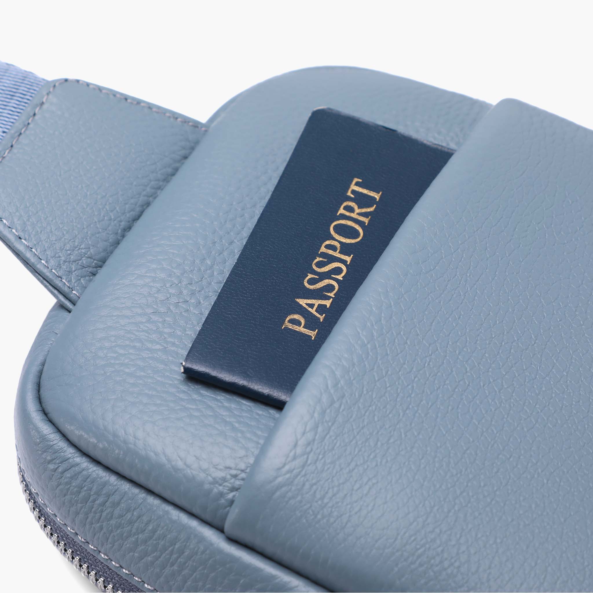 Travel Sling Bag 2.0 læder crossbody med tyverisikring