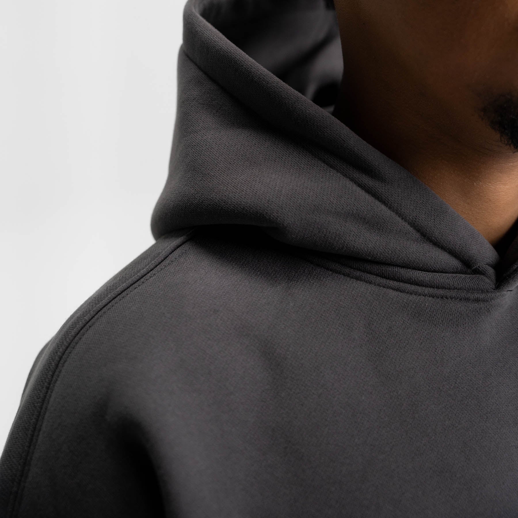 Relaxed Soft Hoodie 350 GSM løs pasform med drop shoulder