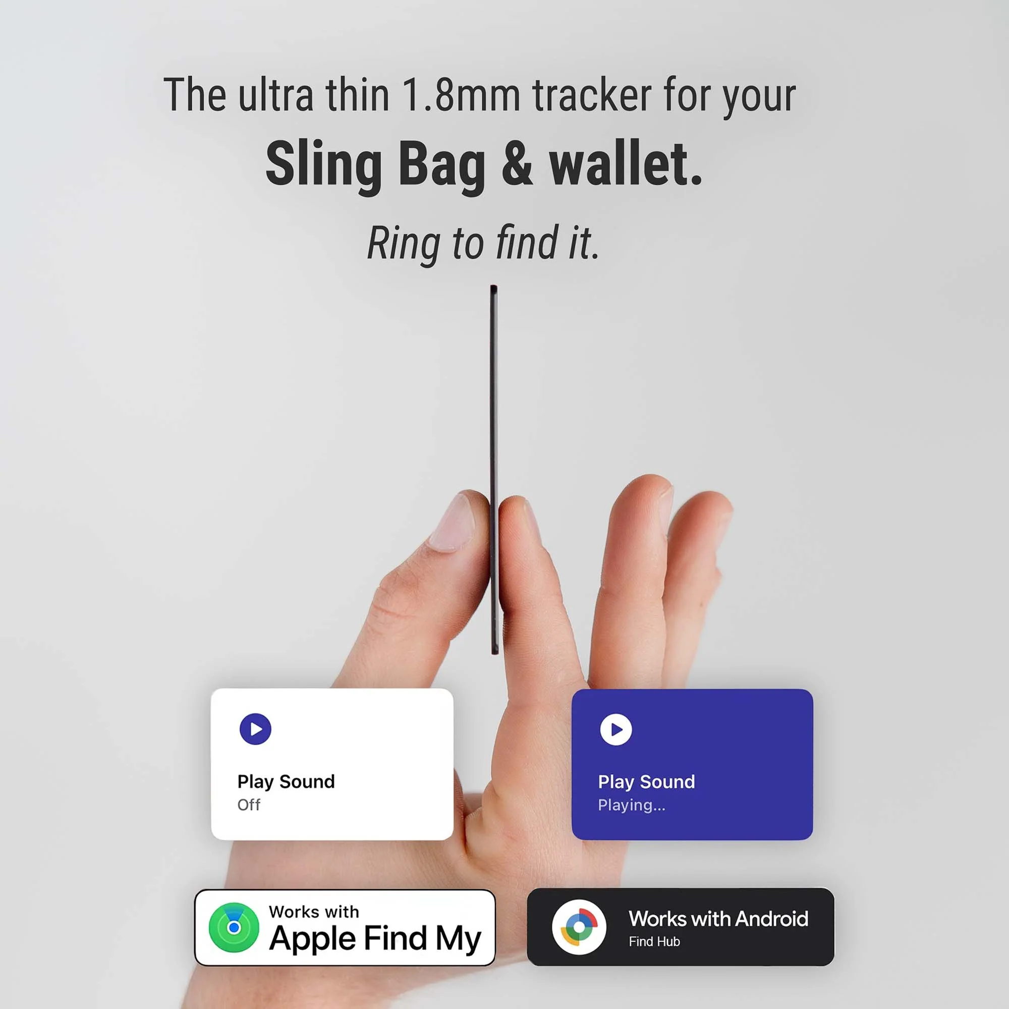 CG x RhinoKey® Smart Sling Bag Bundel met Find My-tracking