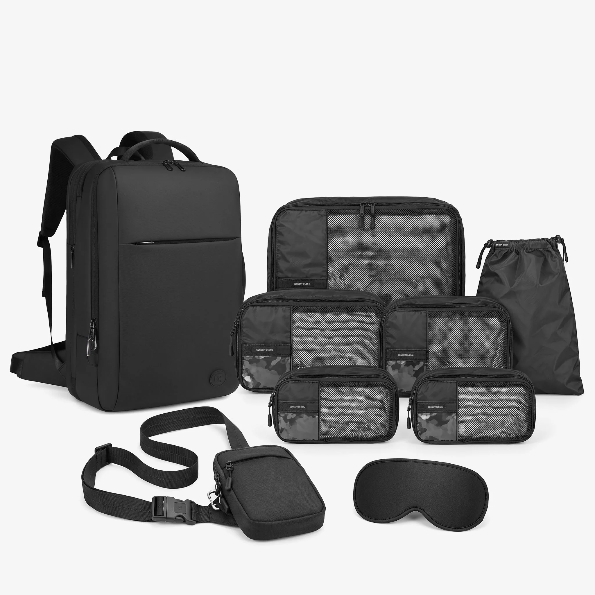Conjunto de Viagem 2.0 com Sling Bag de Viagem 2.0 e Mochila de Viagem