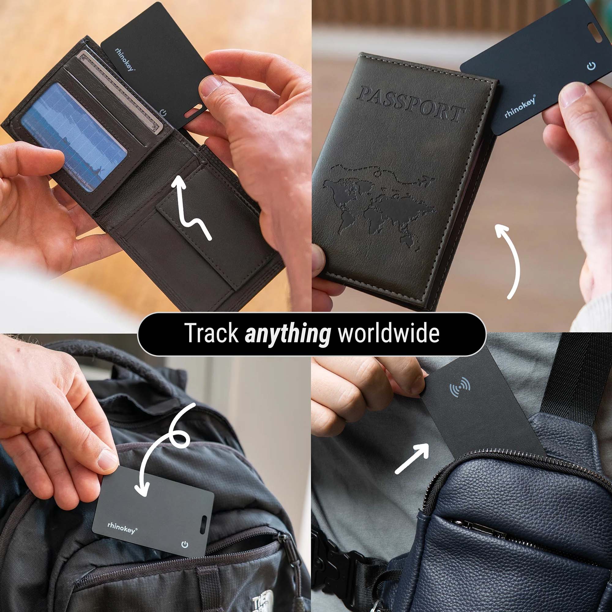 CG x RhinoKey® Smart Sling Bag Bundel met Find My-tracking