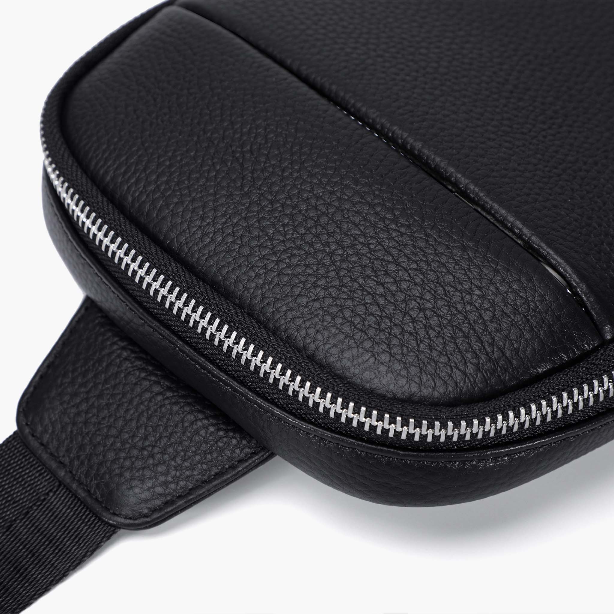 Travel Sling Bag 2.0 læder crossbody med tyverisikring